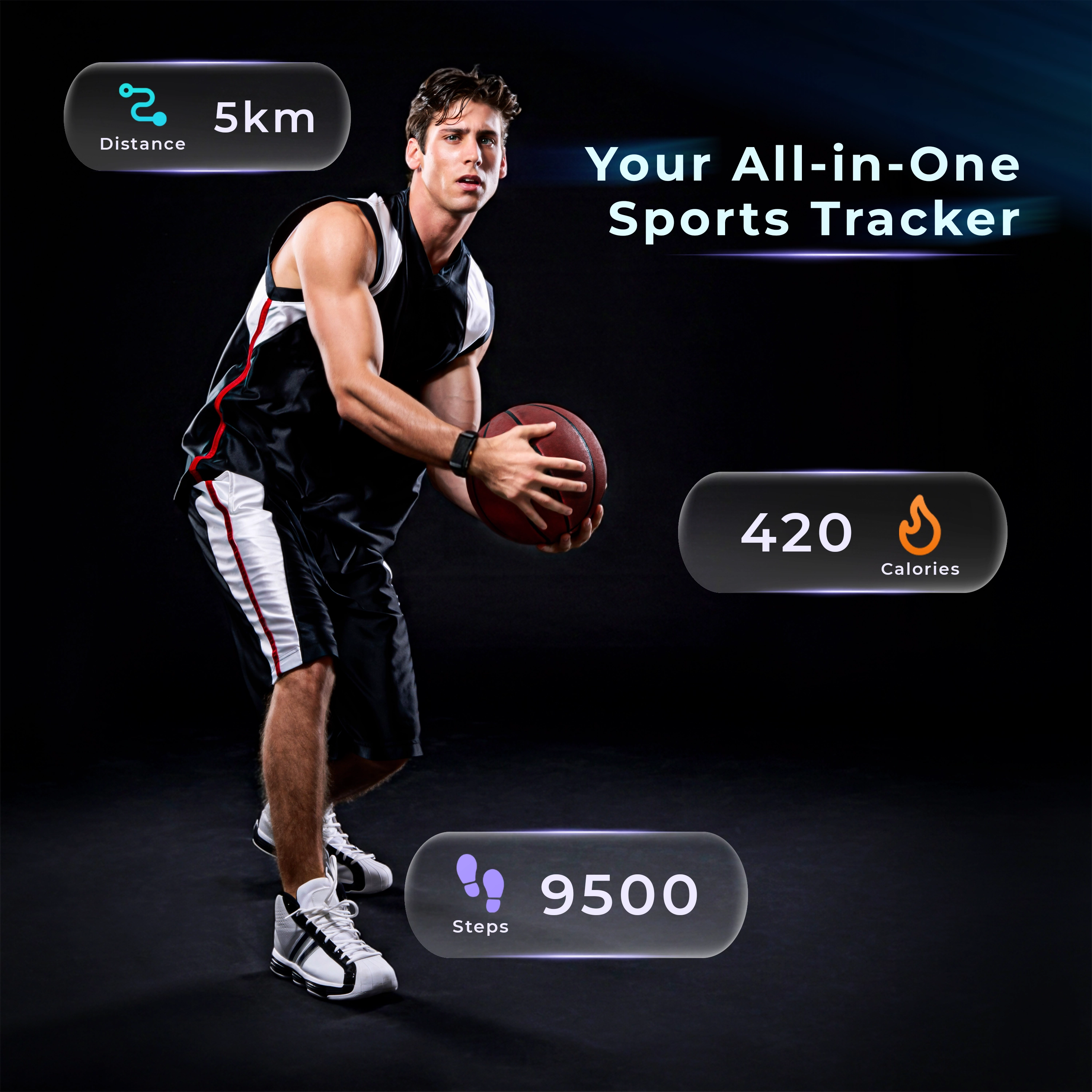 Alti Fit+ Smart Fitness Band – Advanced Health Tracking Made Simple